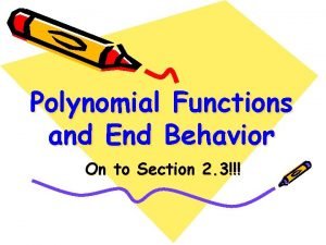 End behavior of a function