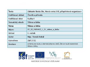 kola Zkladn kola Zln Nov cesta 268 pspvkov