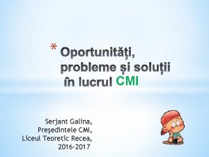 Plan de activitate a comisiei multidisciplinare