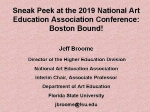 Sneak Peek at the 2019 National Art Education