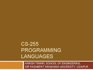 Cs255 Cs255