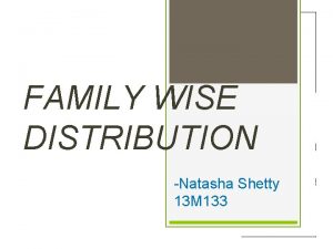 Types of famil Types of famil