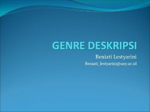 Beniati lestyarini