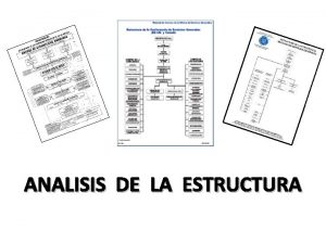 Estructura del analisis