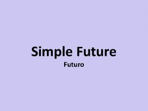 Simple future