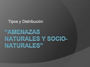 Mapa conceptual de los fenómenos naturales