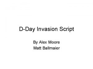 Dday script