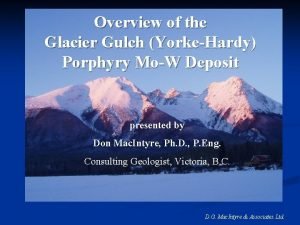 Glacier gulch
