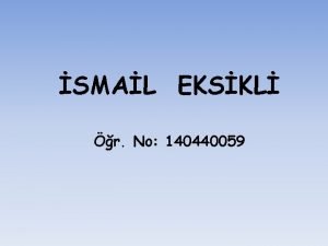 SMAL EKSKL r No 140440059 2 DERECEDEN DENKLEMLER