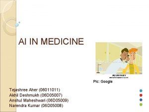 AI IN MEDICINE Pic Google Tejashree Aher 06011011