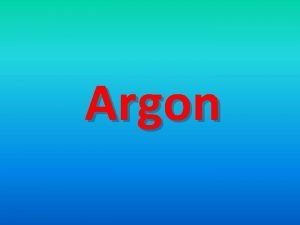 Argon Argon Ar ac argon pierwiastek chemiczny bdcy