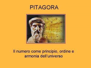 Pitagora principio