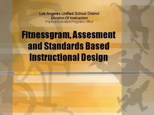 Los Angeles Unified School District Division Of Instruction