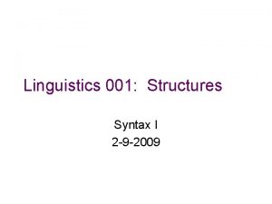 Substitution in linguistics