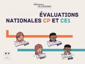 Restitution évaluations nationales cp