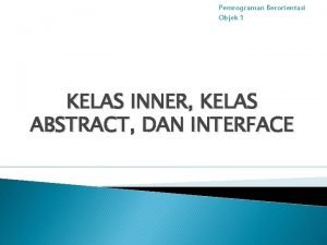 Contoh class hewan