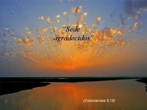 Colossenses 3:15