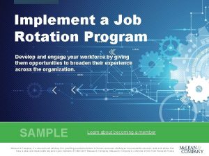Job rotation program template
