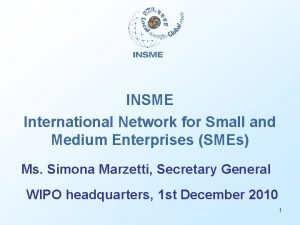 INSME International Network for Small and Medium Enterprises