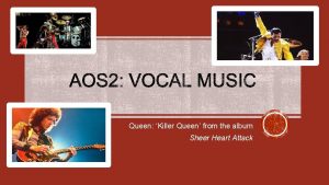 Killer queen instruments Killer queen instruments