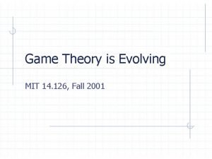 Mit game theory
