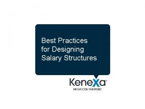 Salary structure design