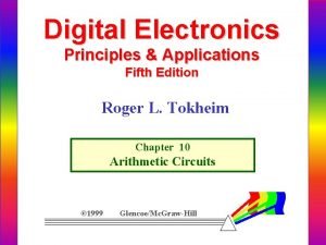 Digital Electronics Principles Applications Fifth Edition Roger L