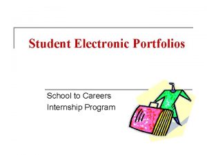 Internship portfolio introduction
