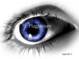 Plagiarism