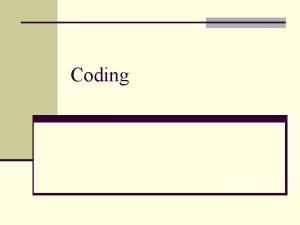 Examples of priori codes