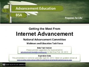Getting the Most From Internet Advancement National Advancement