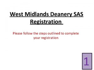 West midlands deanery
