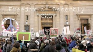 Freedom of Assembly Elizabeth Atkinson 3 rd Period
