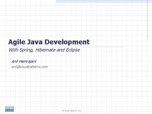 Agile java development Agile java development