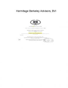 Hermitage Berkeley Advisors BVI Hermitages Glendora Cyprus Browder