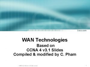 Wan technologies ccna