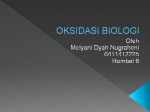Ciriciri reaksi oksidasi