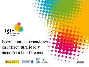 Formador en la interculturalidad