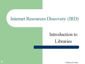 Ird library