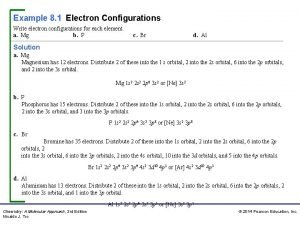 Example 8 1 Electron Configurations Write electron configurations
