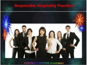 Responsible hospitality practices