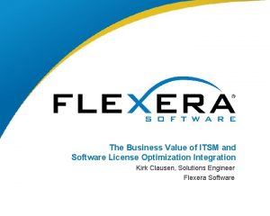 Flexera bmc integration