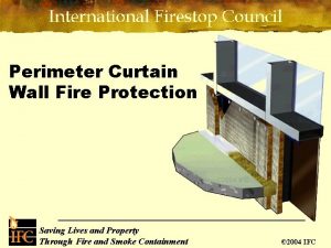 Curtain wall firestop