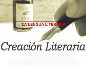 Subgeneros de la lirica Subgeneros de la lirica