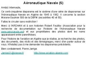 Aronautique Navale 5 Amie Internaute Ce centcinquime diaporama