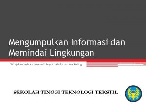 Mengumpulkan informasi dan memindai lingkungan