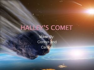 Halley's comet size