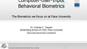 Behavioral biometrics definition