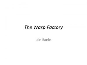 The wasp factory chapter summaries