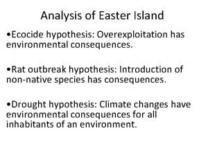 Ecocide hypothesis